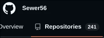 Screenshot showing 200+ solo GitHub projects